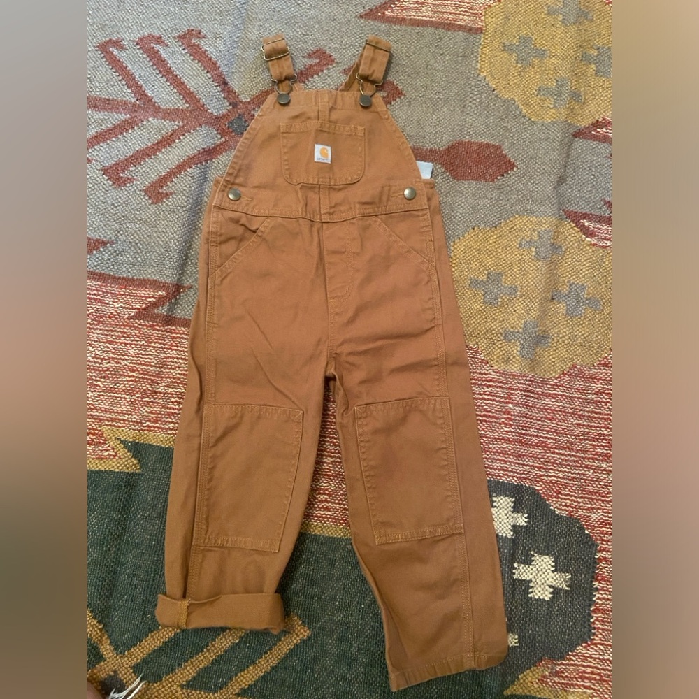 Carhartt Kids' Tan Overalls 3T